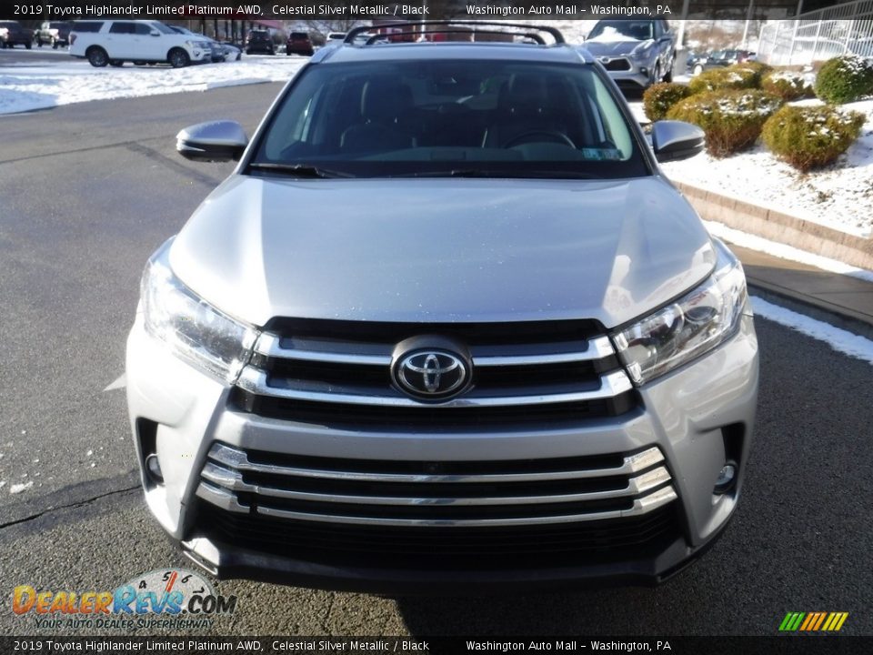 2019 Toyota Highlander Limited Platinum AWD Celestial Silver Metallic / Black Photo #12