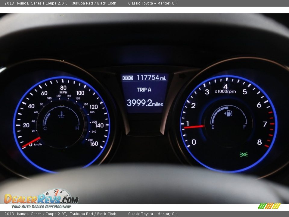 2013 Hyundai Genesis Coupe 2.0T Tsukuba Red / Black Cloth Photo #8