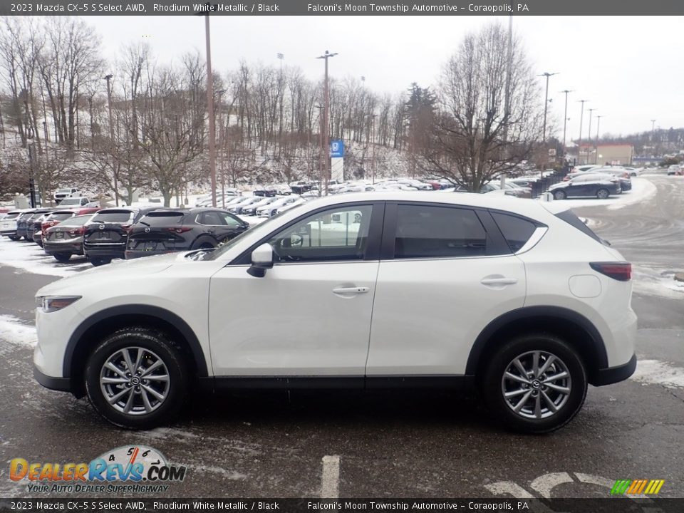 2023 Mazda CX-5 S Select AWD Rhodium White Metallic / Black Photo #6