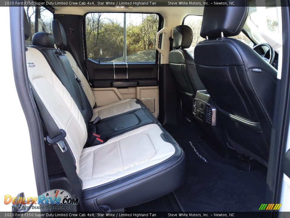 Rear Seat of 2020 Ford F350 Super Duty Limited Crew Cab 4x4 Photo #19