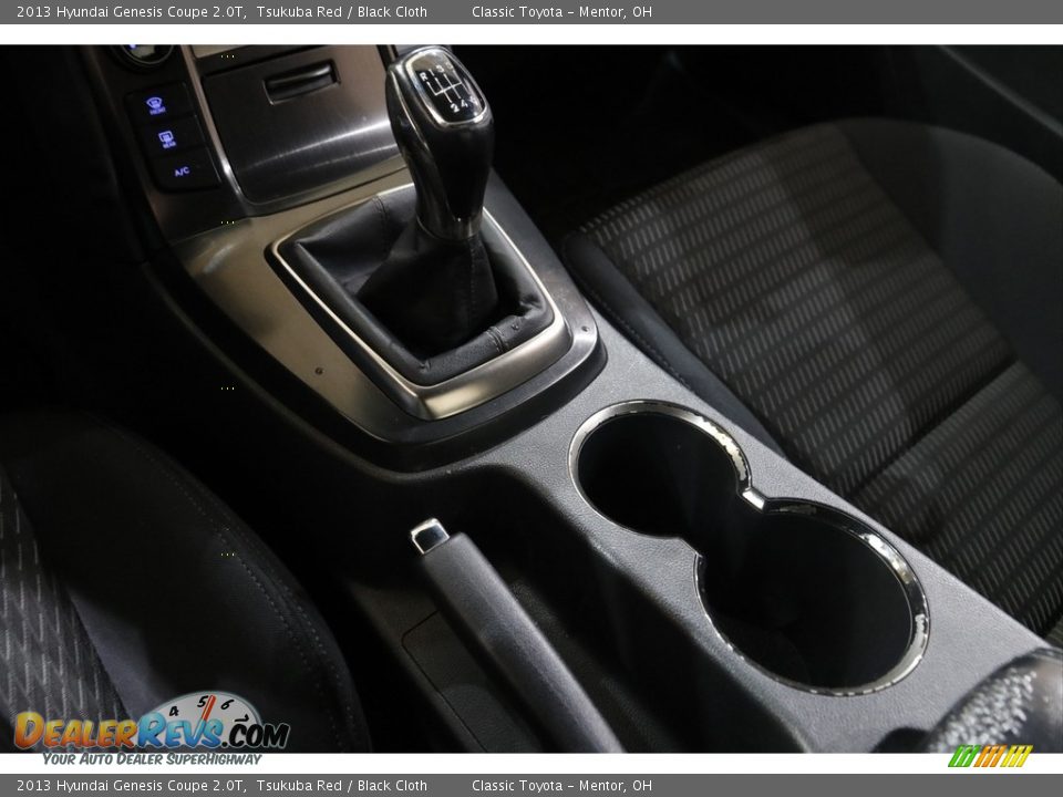 2013 Hyundai Genesis Coupe 2.0T Tsukuba Red / Black Cloth Photo #12