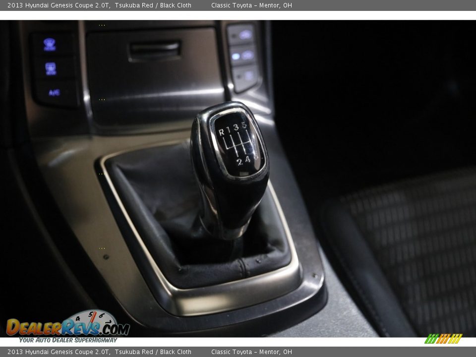 2013 Hyundai Genesis Coupe 2.0T Tsukuba Red / Black Cloth Photo #13