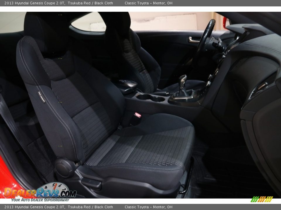 2013 Hyundai Genesis Coupe 2.0T Tsukuba Red / Black Cloth Photo #14