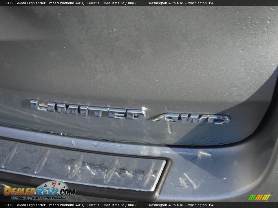 2019 Toyota Highlander Limited Platinum AWD Celestial Silver Metallic / Black Photo #18