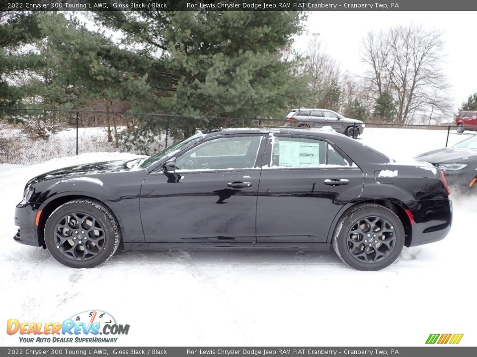 2022 Chrysler 300 Touring L AWD Gloss Black / Black Photo #2