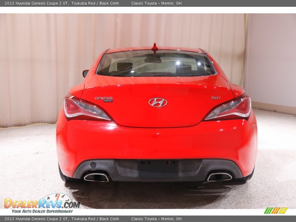 2013 Hyundai Genesis Coupe 2.0T Tsukuba Red / Black Cloth Photo #17
