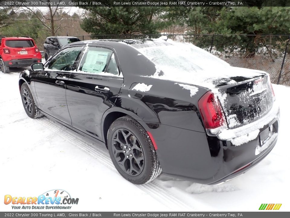 2022 Chrysler 300 Touring L AWD Gloss Black / Black Photo #3