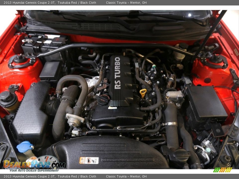 2013 Hyundai Genesis Coupe 2.0T Tsukuba Red / Black Cloth Photo #18