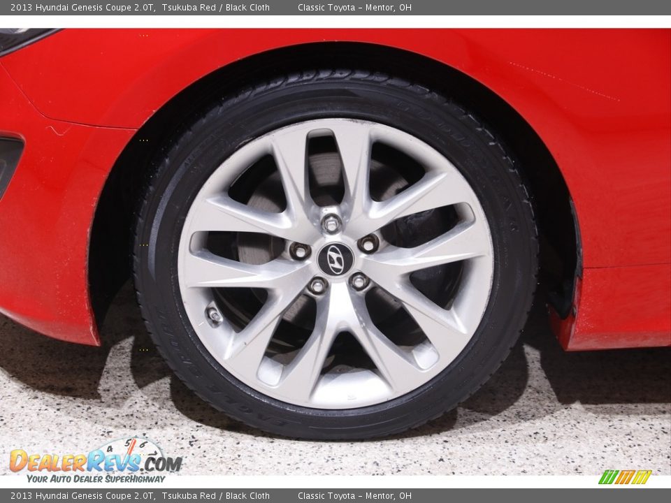 2013 Hyundai Genesis Coupe 2.0T Tsukuba Red / Black Cloth Photo #19