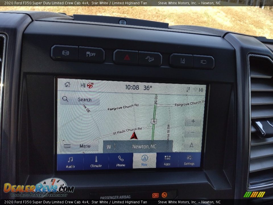 Navigation of 2020 Ford F350 Super Duty Limited Crew Cab 4x4 Photo #28