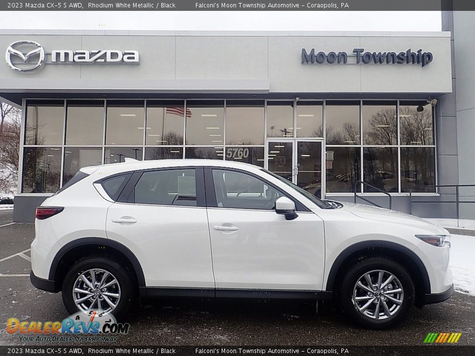 2023 Mazda CX-5 S AWD Rhodium White Metallic / Black Photo #1