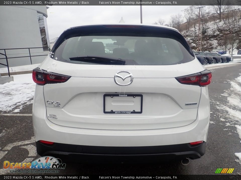 2023 Mazda CX-5 S AWD Rhodium White Metallic / Black Photo #3