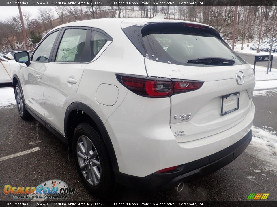 2023 Mazda CX-5 S AWD Rhodium White Metallic / Black Photo #5