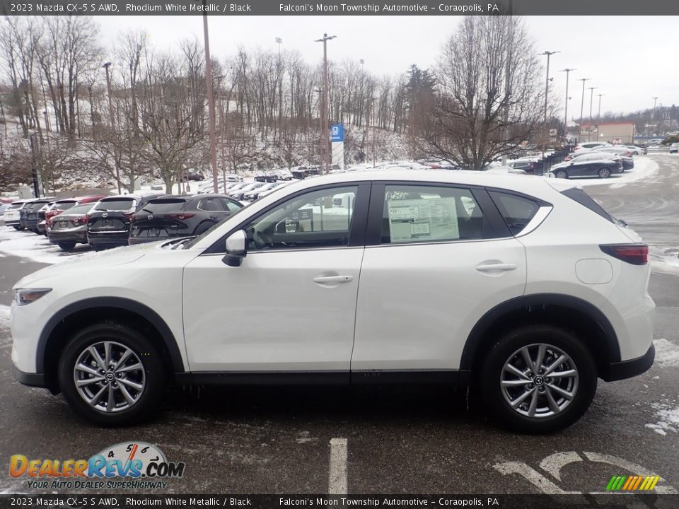 Rhodium White Metallic 2023 Mazda CX-5 S AWD Photo #6