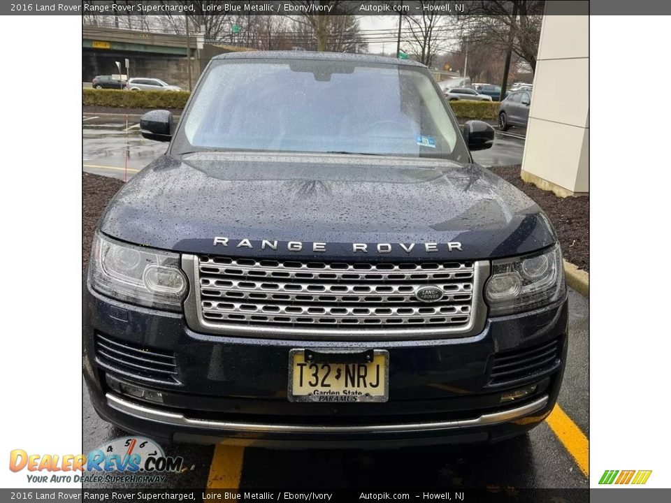 2016 Land Rover Range Rover Supercharged Loire Blue Metallic / Ebony/Ivory Photo #2