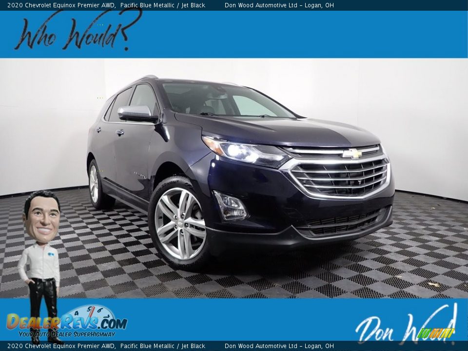 2020 Chevrolet Equinox Premier AWD Pacific Blue Metallic / Jet Black Photo #1