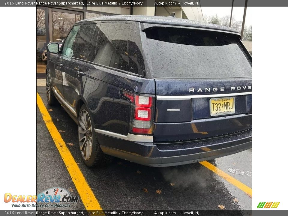 2016 Land Rover Range Rover Supercharged Loire Blue Metallic / Ebony/Ivory Photo #5