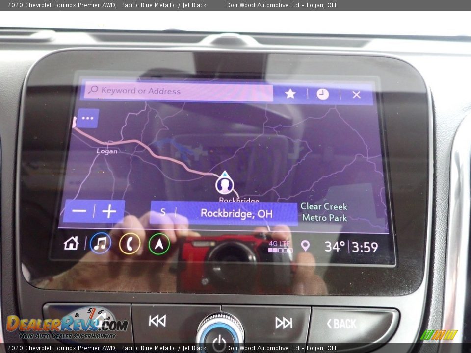 2020 Chevrolet Equinox Premier AWD Pacific Blue Metallic / Jet Black Photo #4