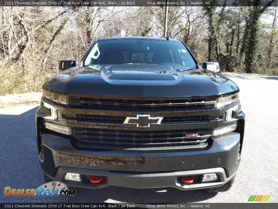 2021 Chevrolet Silverado 1500 LT Trail Boss Crew Cab 4x4 Black / Jet Black Photo #4