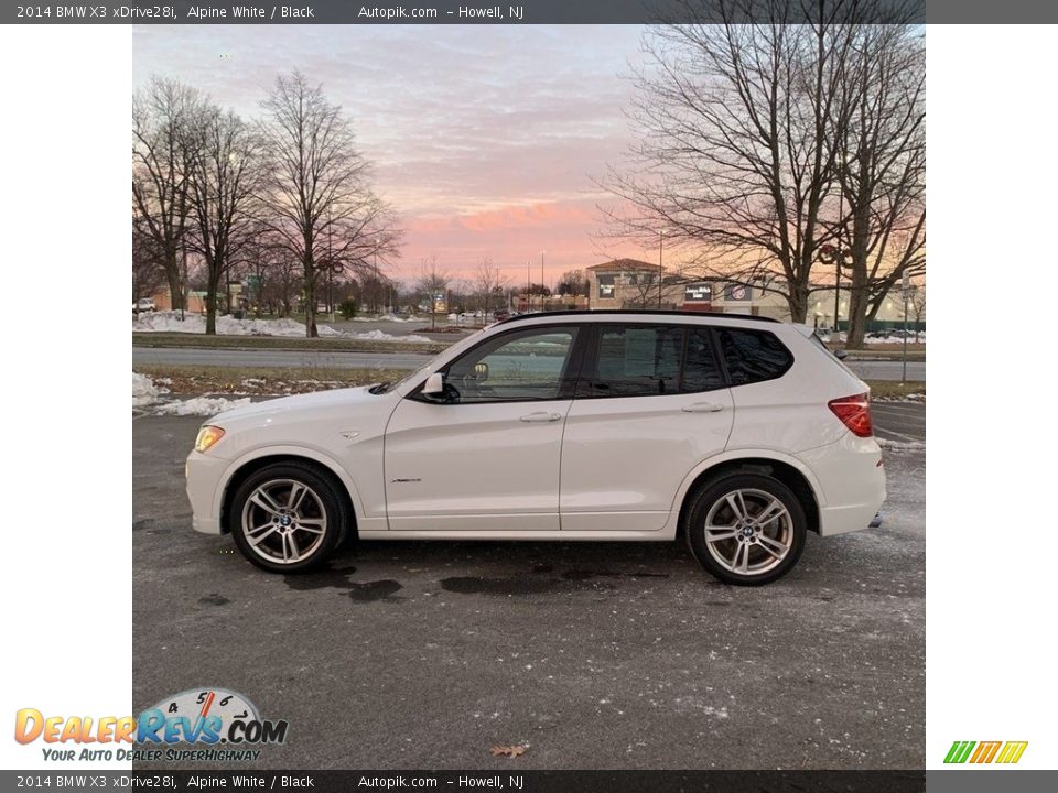 2014 BMW X3 xDrive28i Alpine White / Black Photo #2