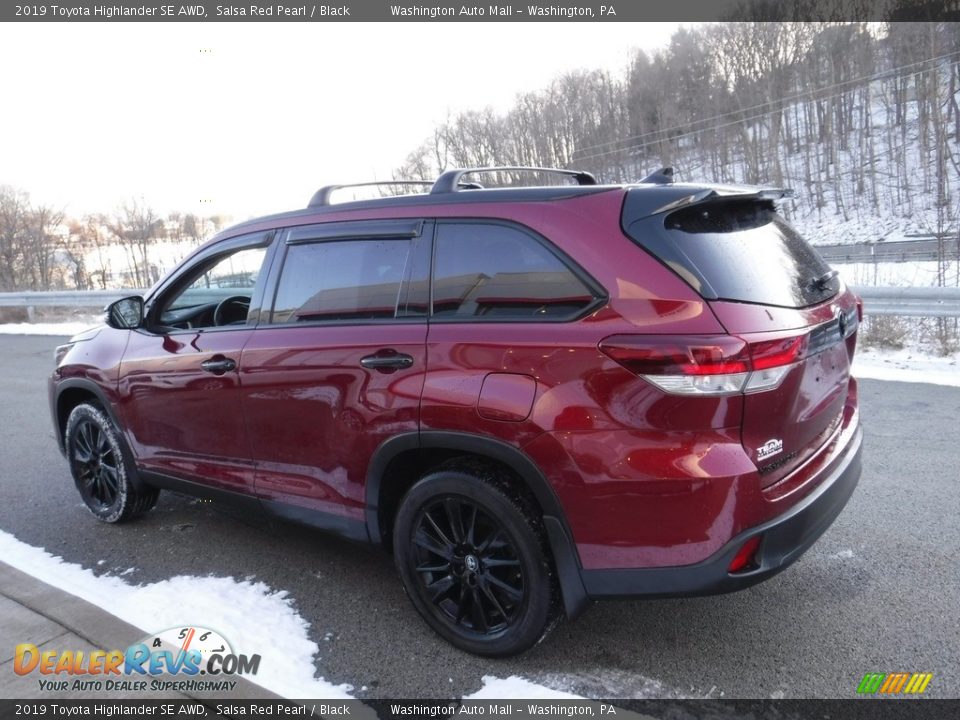 2019 Toyota Highlander SE AWD Salsa Red Pearl / Black Photo #13