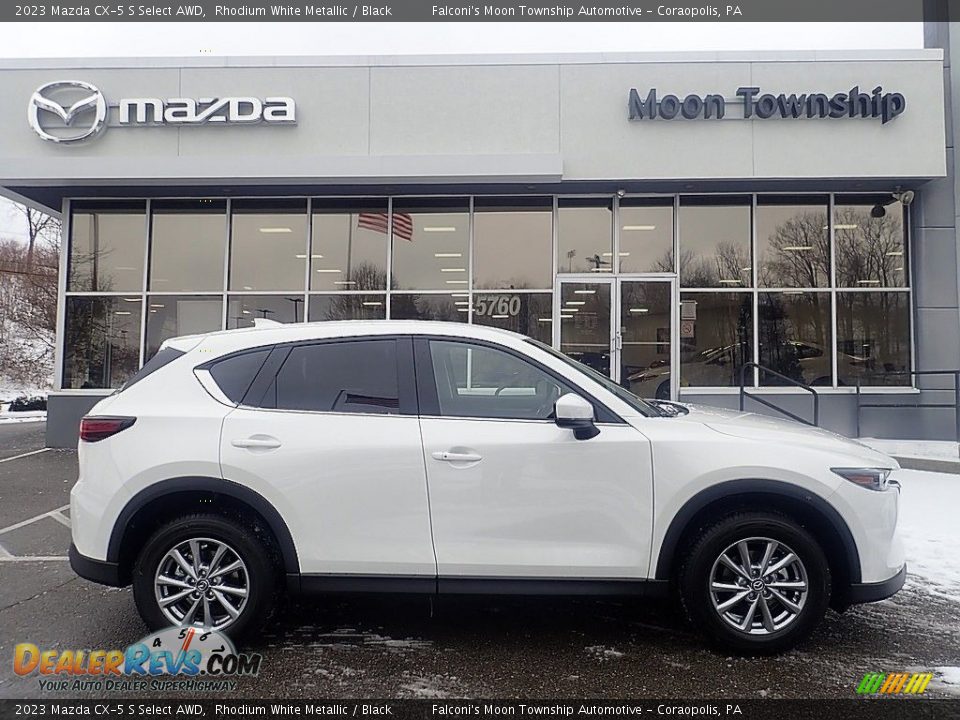 2023 Mazda CX-5 S Select AWD Rhodium White Metallic / Black Photo #1