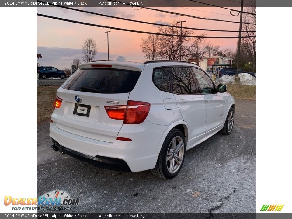 2014 BMW X3 xDrive28i Alpine White / Black Photo #5