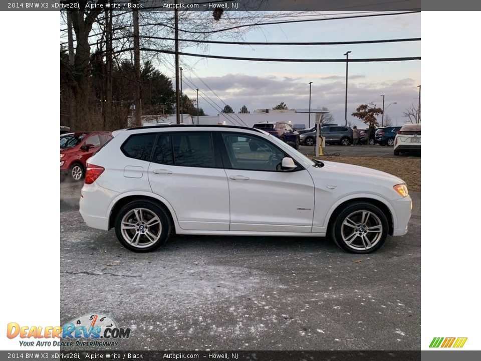 2014 BMW X3 xDrive28i Alpine White / Black Photo #6