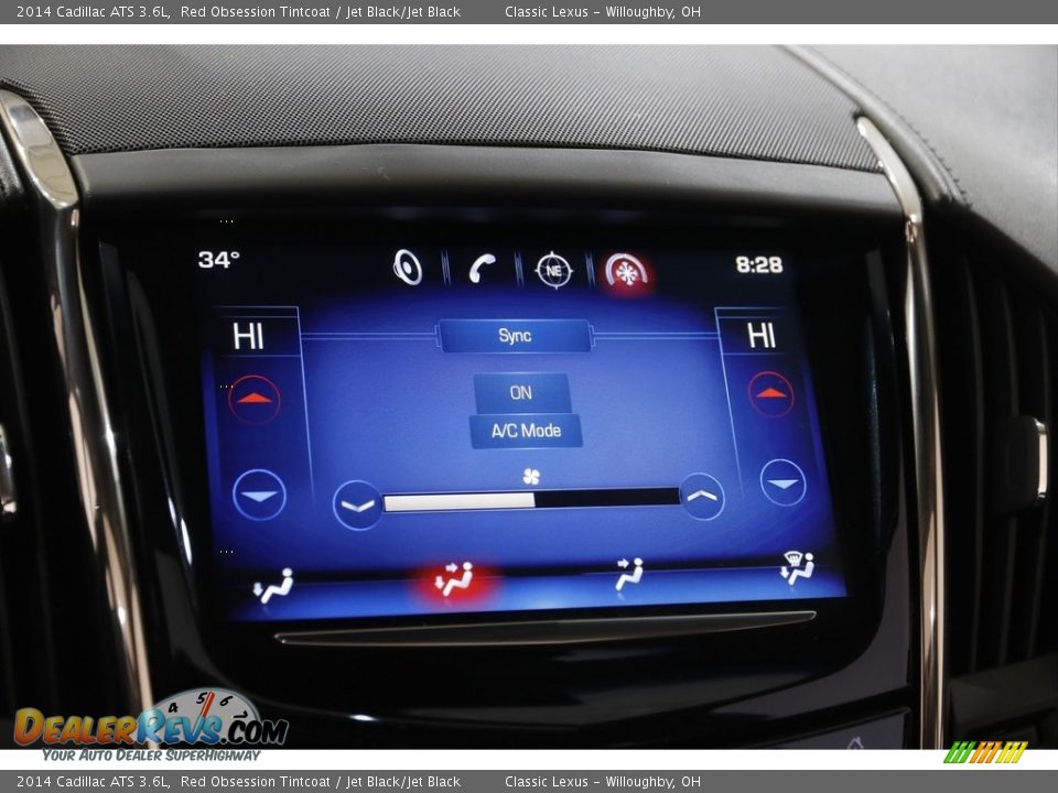 Controls of 2014 Cadillac ATS 3.6L Photo #13
