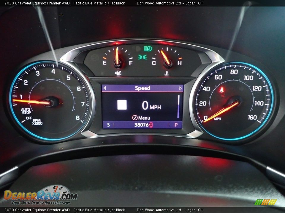2020 Chevrolet Equinox Premier AWD Pacific Blue Metallic / Jet Black Photo #19