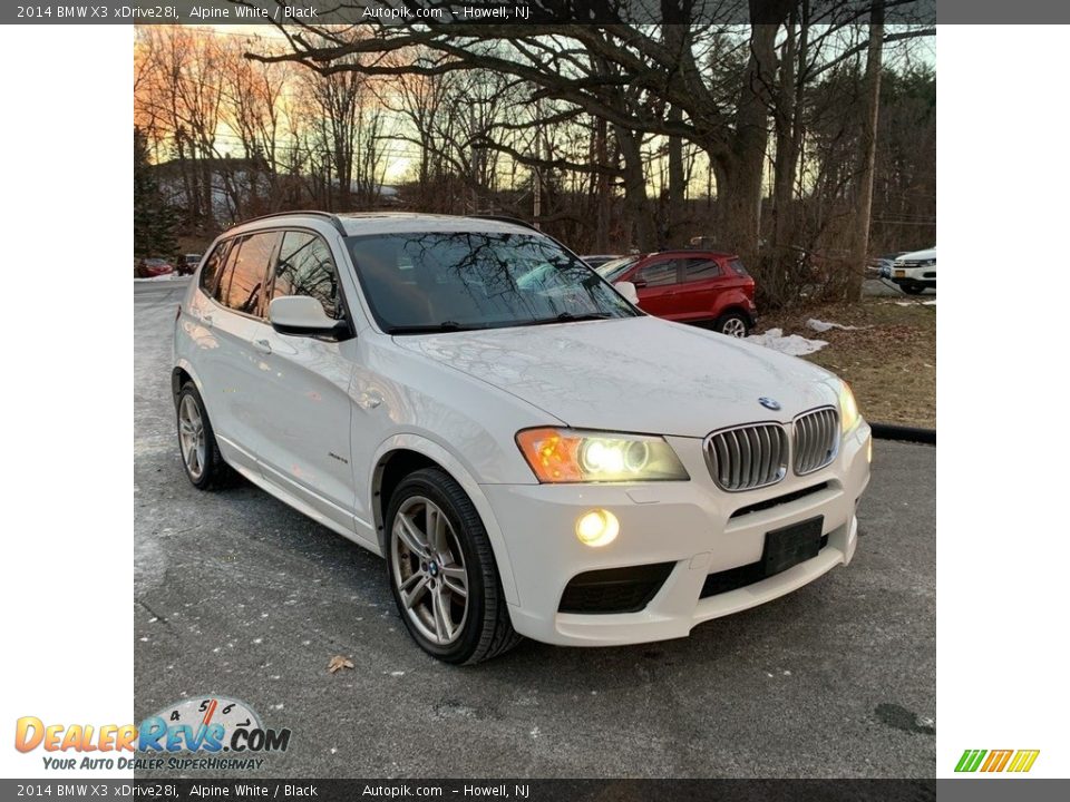 2014 BMW X3 xDrive28i Alpine White / Black Photo #7