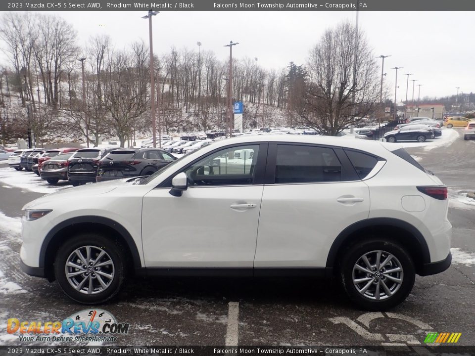 2023 Mazda CX-5 S Select AWD Rhodium White Metallic / Black Photo #6