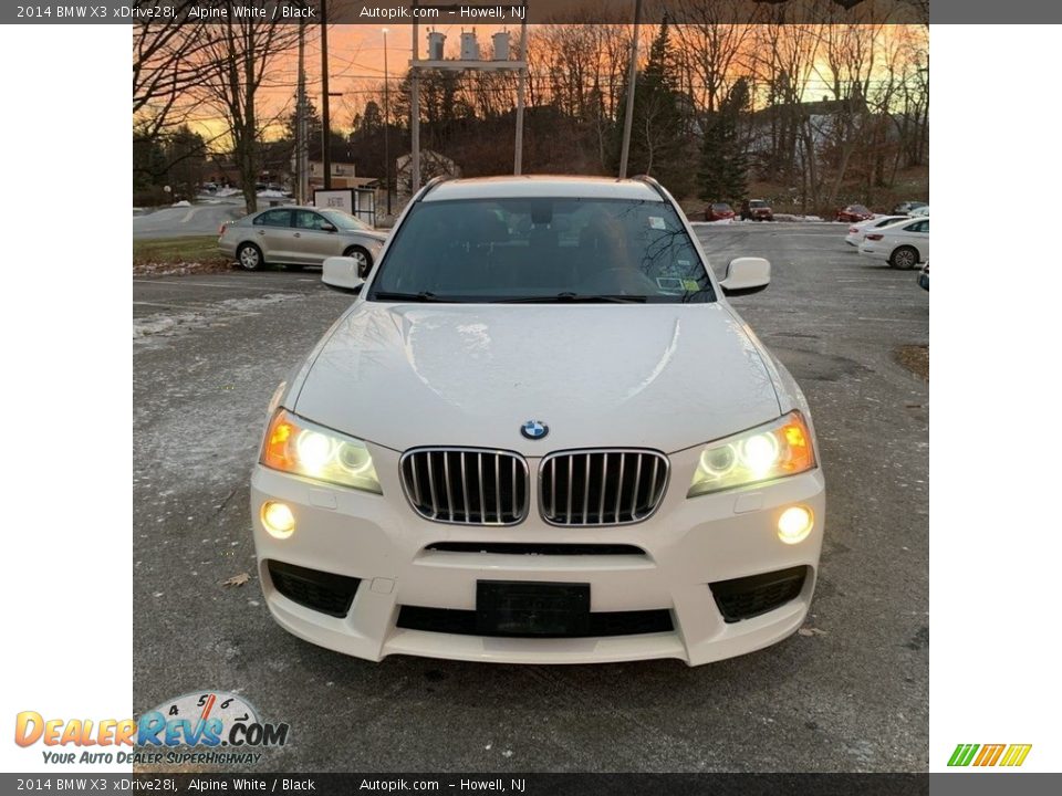 2014 BMW X3 xDrive28i Alpine White / Black Photo #8