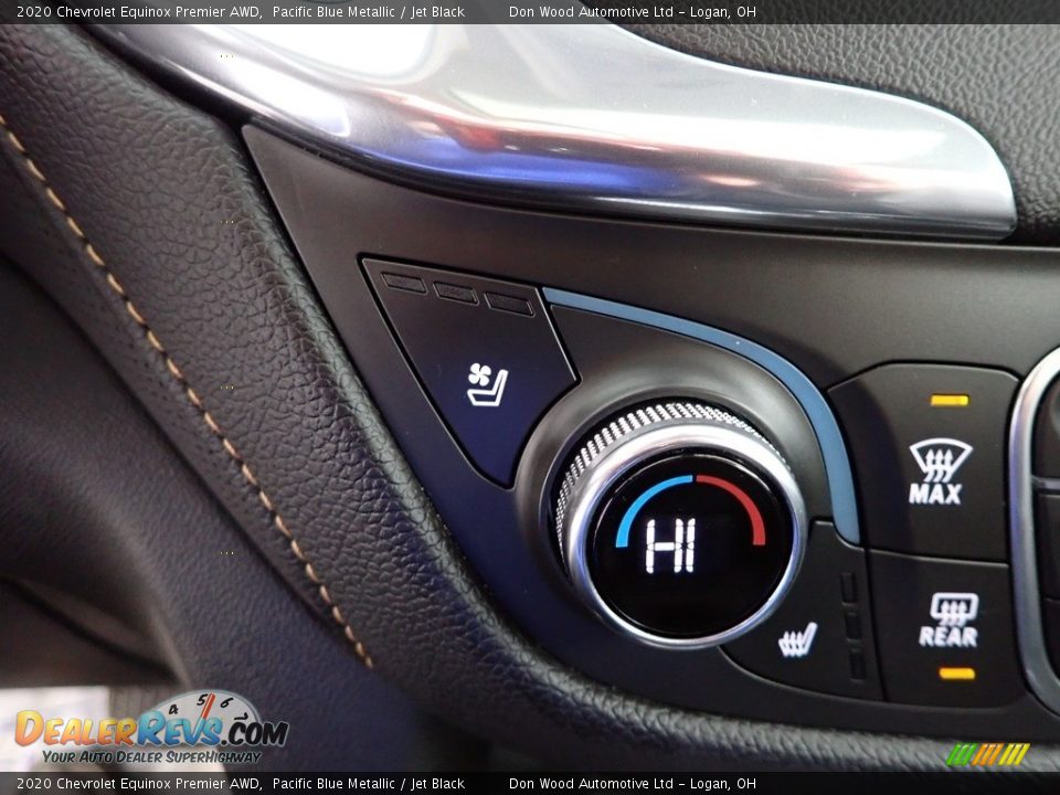 2020 Chevrolet Equinox Premier AWD Pacific Blue Metallic / Jet Black Photo #21