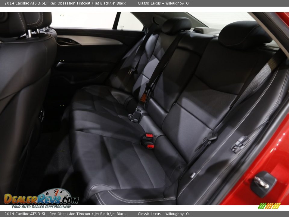 2014 Cadillac ATS 3.6L Red Obsession Tintcoat / Jet Black/Jet Black Photo #18