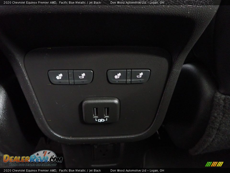 2020 Chevrolet Equinox Premier AWD Pacific Blue Metallic / Jet Black Photo #26
