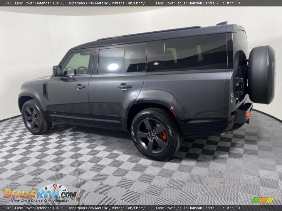 2023 Land Rover Defender 130 X Carpathian Gray Metallic / Vintage Tan/Ebony Photo #6