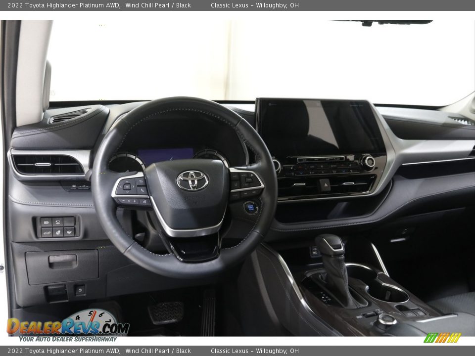 2022 Toyota Highlander Platinum AWD Wind Chill Pearl / Black Photo #6