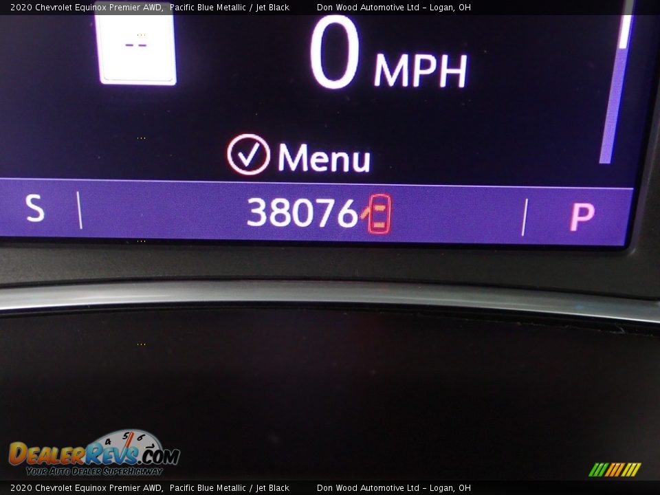 2020 Chevrolet Equinox Premier AWD Pacific Blue Metallic / Jet Black Photo #32
