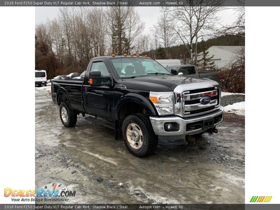 2016 Ford F250 Super Duty XLT Regular Cab 4x4 Shadow Black / Steel Photo #6