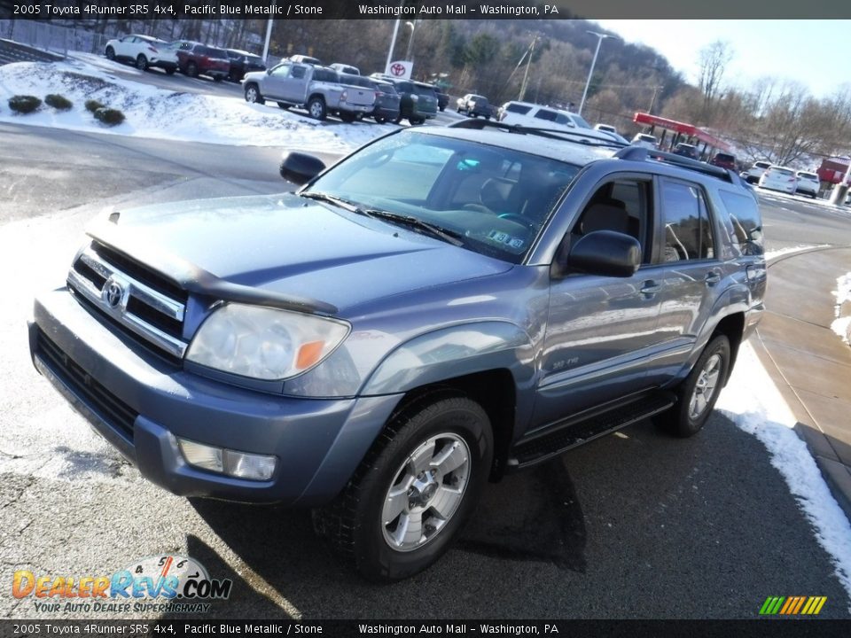 2005 Toyota 4Runner SR5 4x4 Pacific Blue Metallic / Stone Photo #12