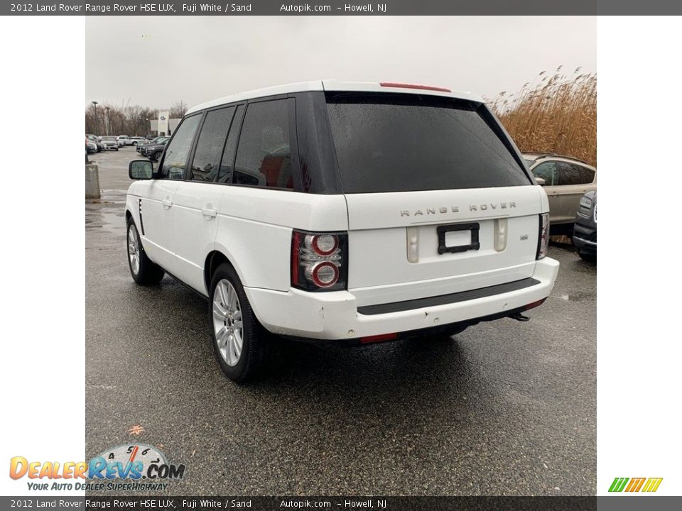 2012 Land Rover Range Rover HSE LUX Fuji White / Sand Photo #3