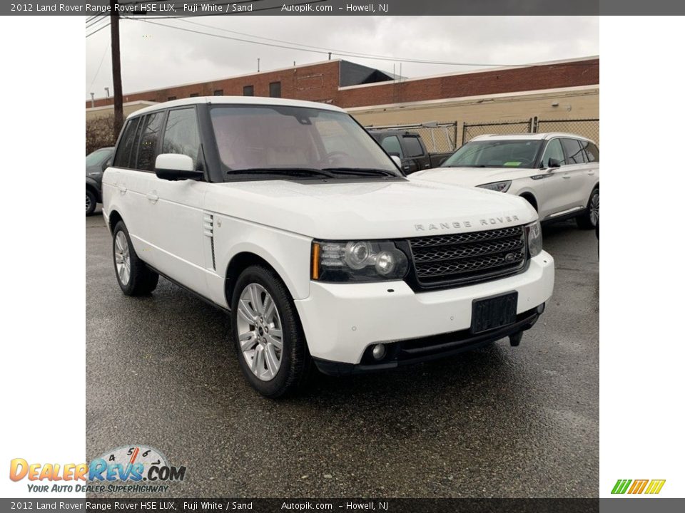 2012 Land Rover Range Rover HSE LUX Fuji White / Sand Photo #6