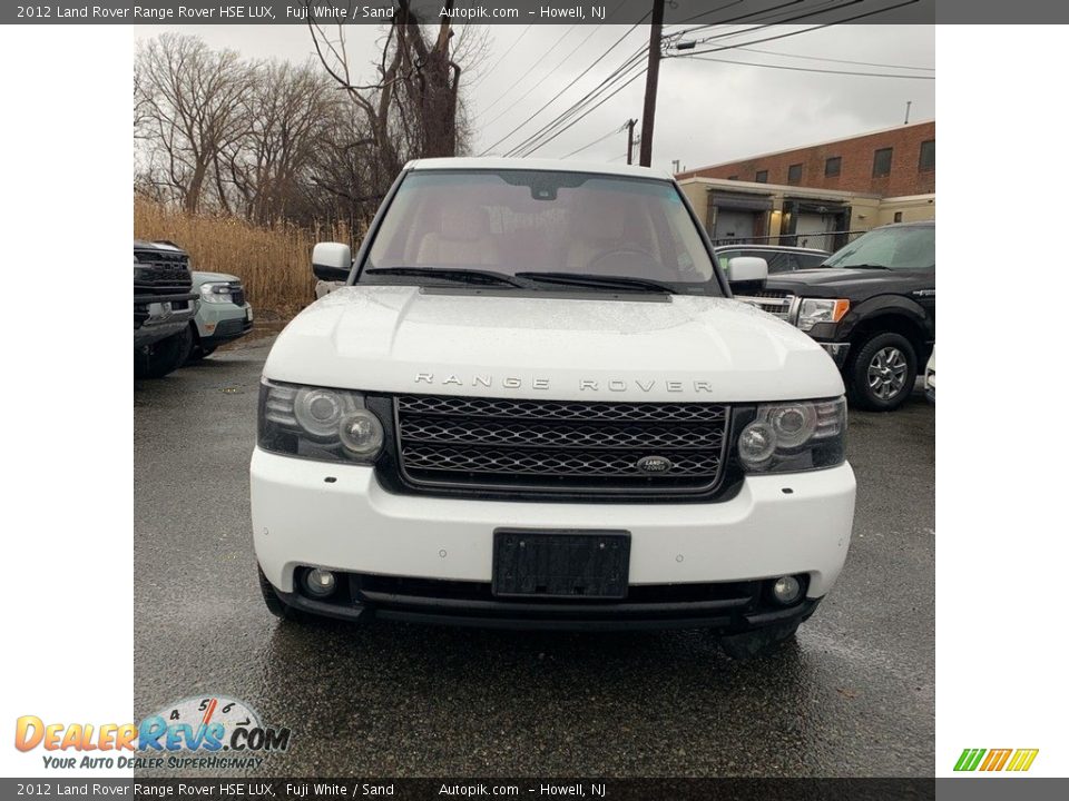 2012 Land Rover Range Rover HSE LUX Fuji White / Sand Photo #7