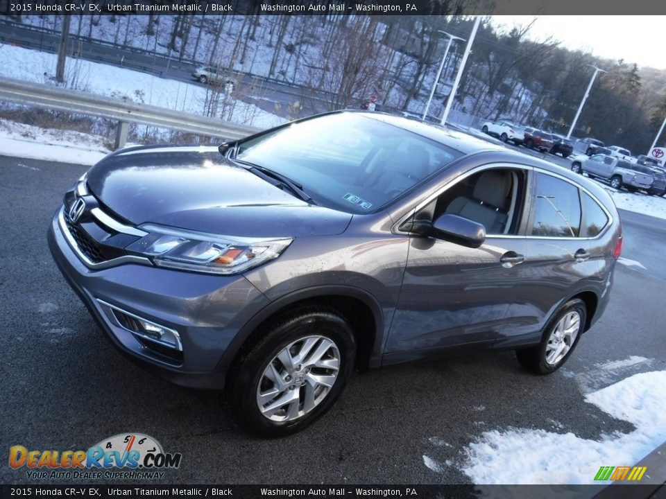 2015 Honda CR-V EX Urban Titanium Metallic / Black Photo #12