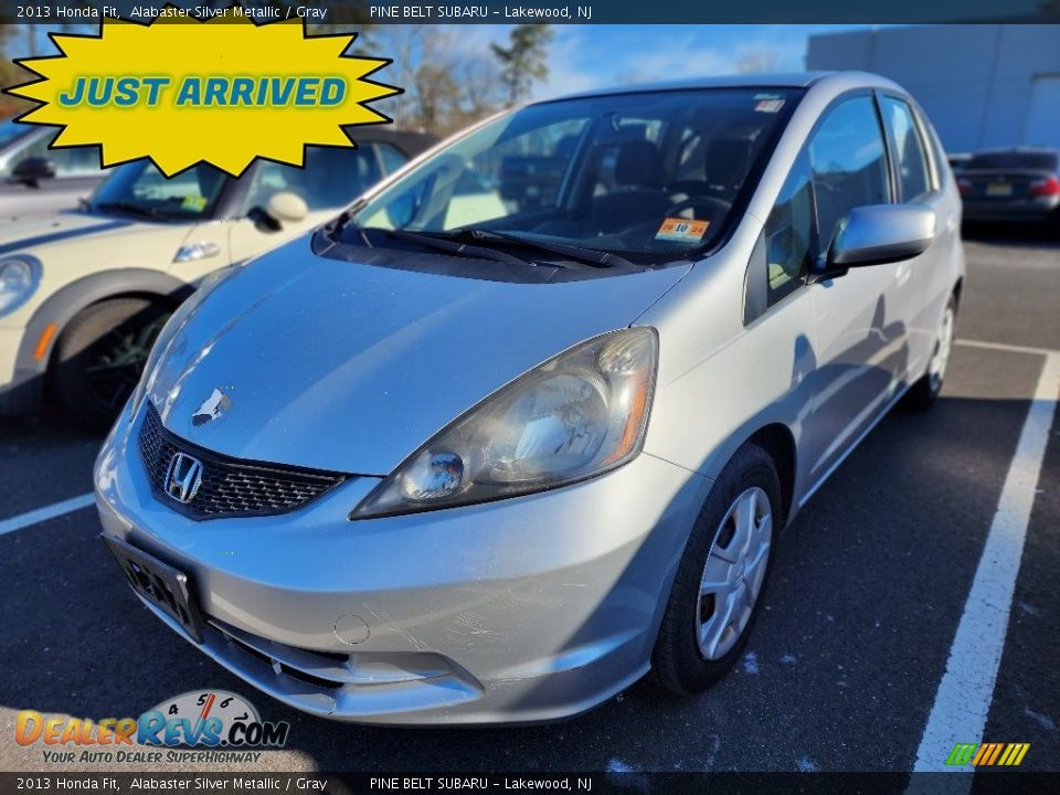 2013 Honda Fit Alabaster Silver Metallic / Gray Photo #1