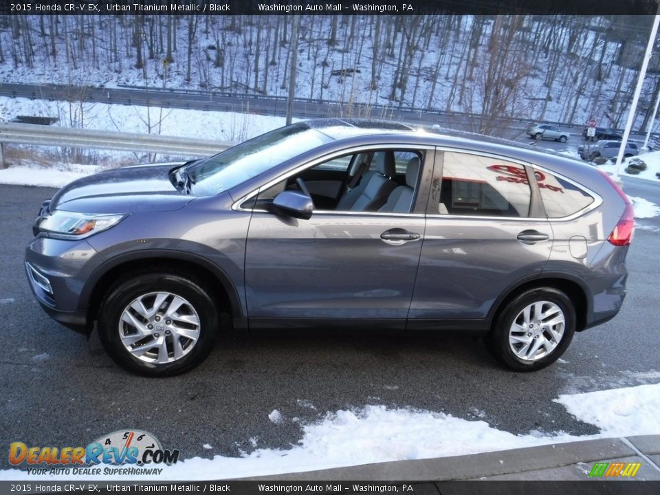 2015 Honda CR-V EX Urban Titanium Metallic / Black Photo #13