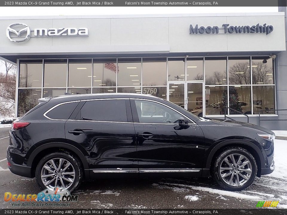 2023 Mazda CX-9 Grand Touring AWD Jet Black Mica / Black Photo #1