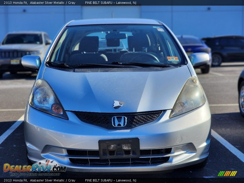 2013 Honda Fit Alabaster Silver Metallic / Gray Photo #2