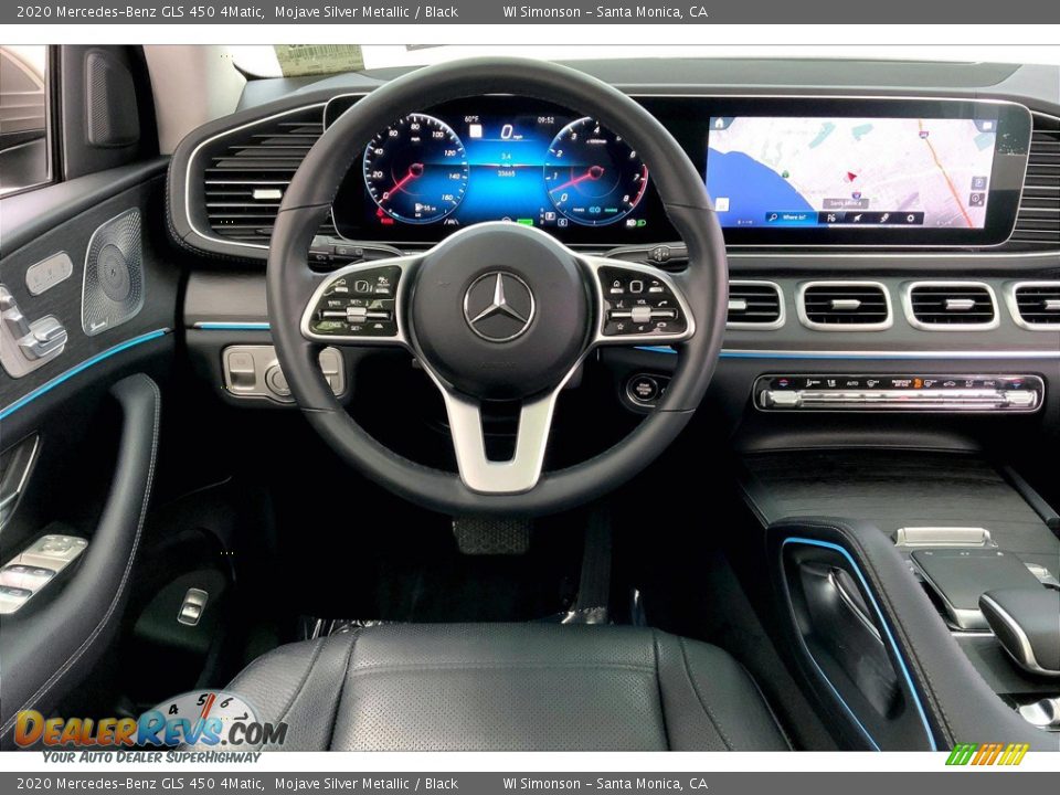 2020 Mercedes-Benz GLS 450 4Matic Mojave Silver Metallic / Black Photo #4